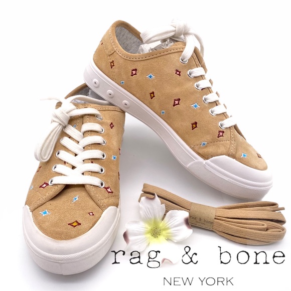 rag & bone Shoes - NIB Rag & Bone Standard Issue Dune Embroidered Sneakers